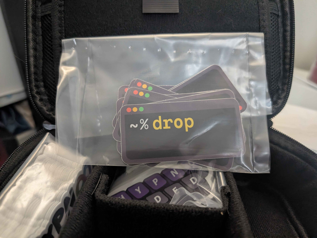 drop terminal sticker