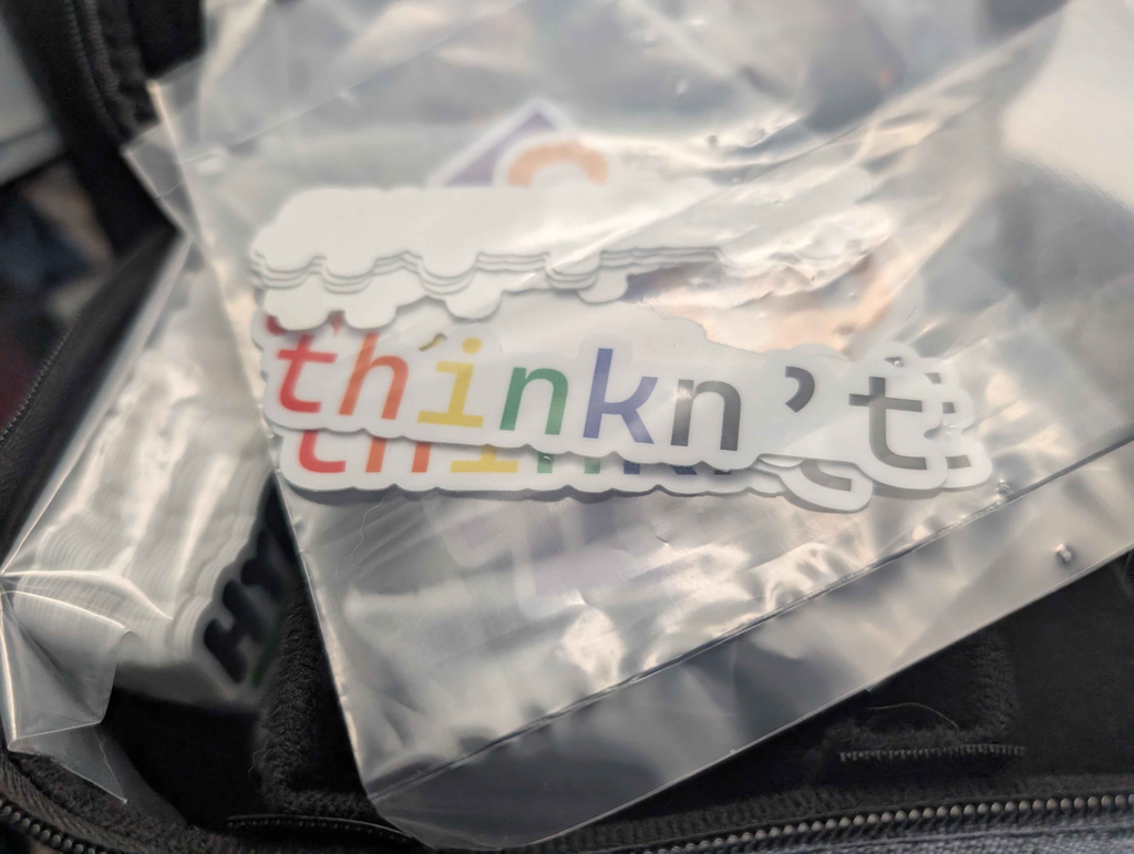 thinkn't sticker